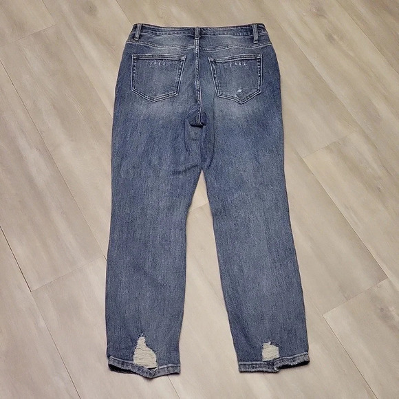 Vervet Distressed Medium Wash Straight Leg 5 Pocket Blue Jeans Womens‎ Size 29 - Picture 7 of 11